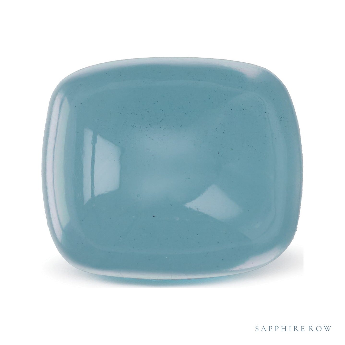 10.30 ct Natural Blue Aquamarine – Antique Cushion Cut – Cabochon Cut – Germany — Sapphire Row · cut7