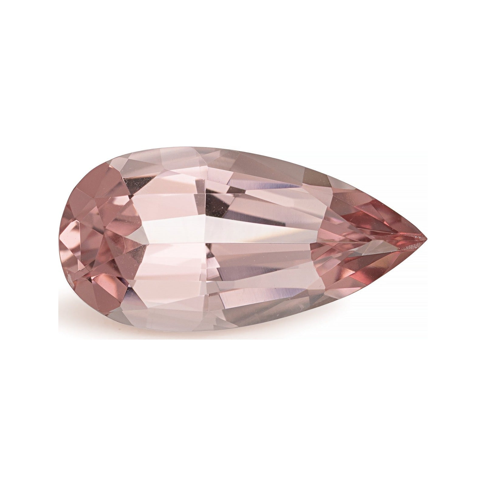 7.25 ct Natural Pink Morganite – Pear Cut – Mozambique — Sapphire Row · cut7