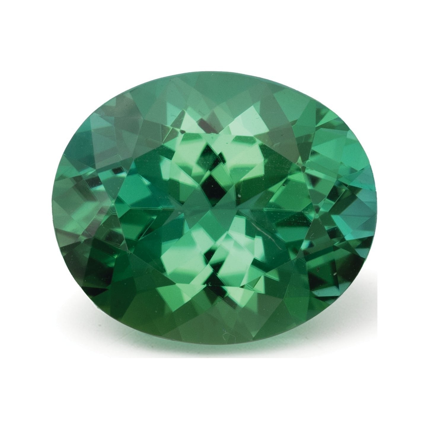 5.89 ct Natural Green Tourmaline – Oval Cut – Nigeria — Sapphire Row · cut7
