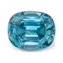 4.06 ct Natural Blue Zircon – Antique Cushion Cut — Sapphire Row · cut7