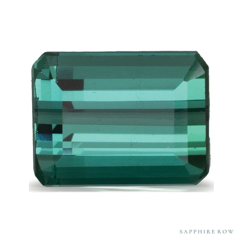 3.42 ct Natural Green Tourmaline – Emerald Cut — Sapphire Row · cut7
