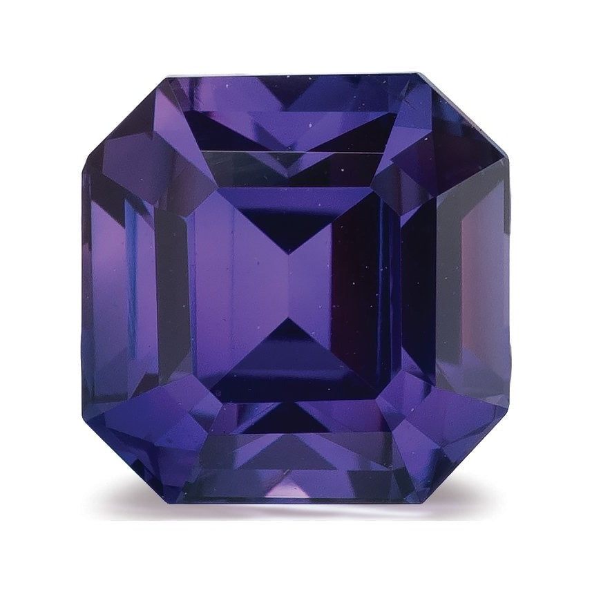 3.33 ct Natural Purple Sapphire (Heated) – Asscher Cut – GIA Certified — Sapphire Row · cut7