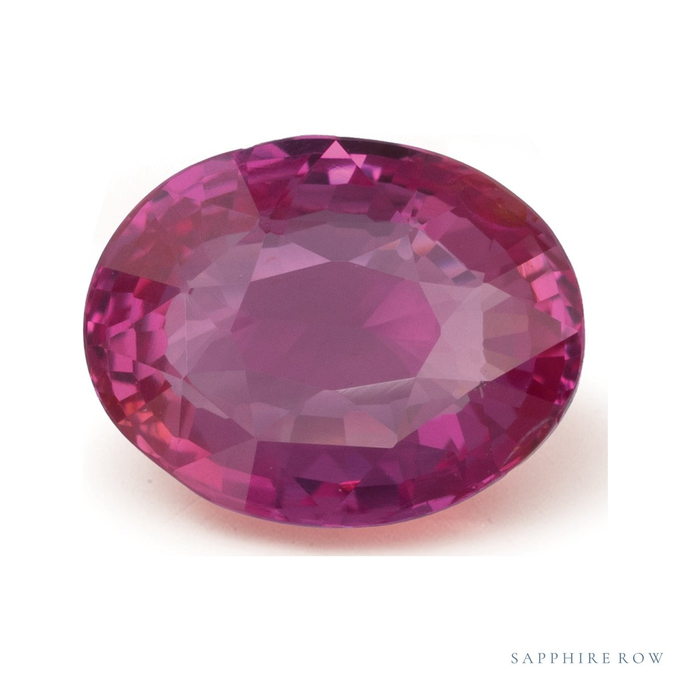 3.01 ct Natural Pink Sapphire (No Heat) – Oval Cut — Sapphire Row · cut7