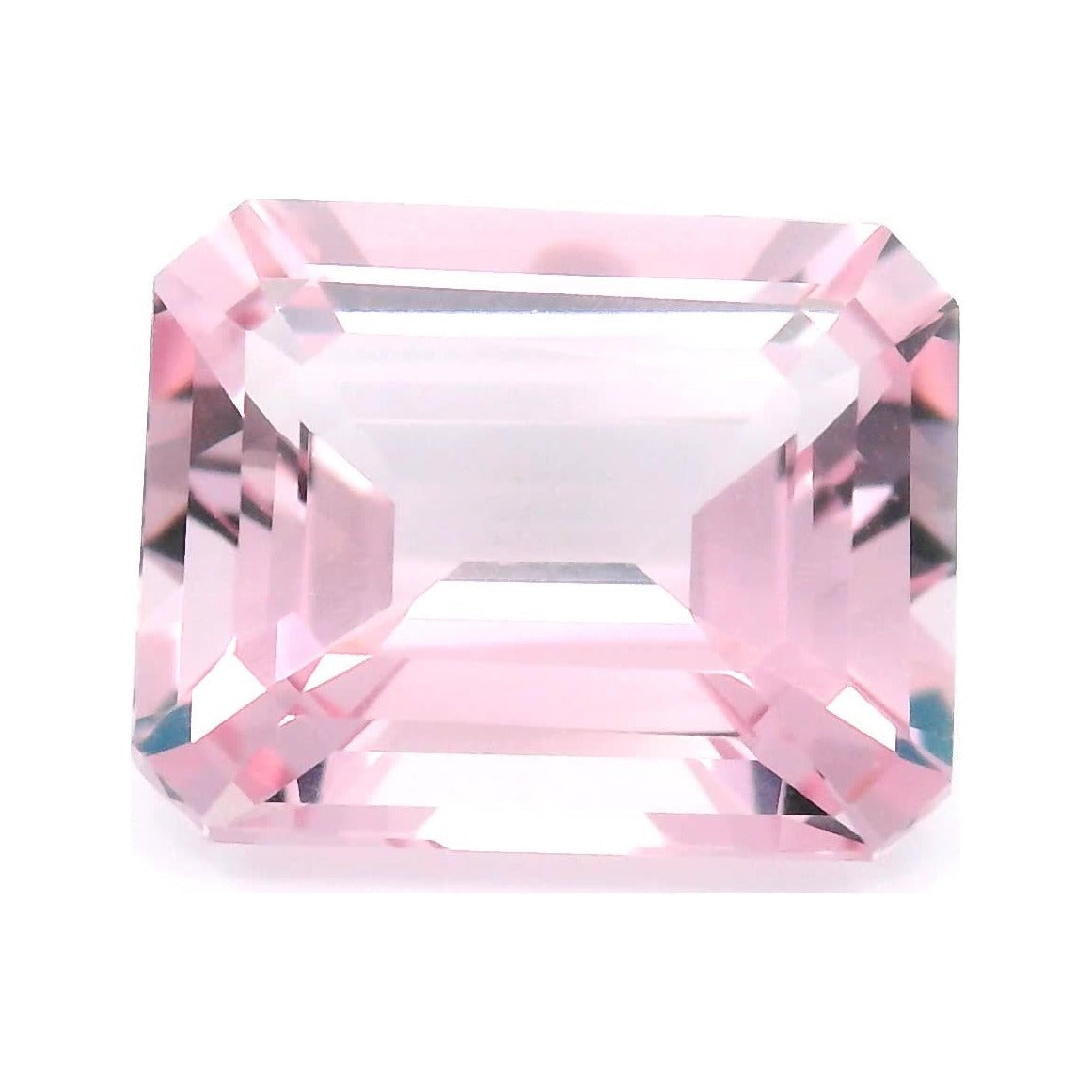 2.97 ct Natural Pink Morganite – Emerald Cut — Sapphire Row · cut7