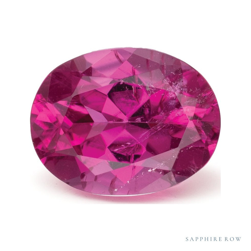 2.20 ct Natural Rubellite Tourmaline – Oval Cut — Sapphire Row · cut7