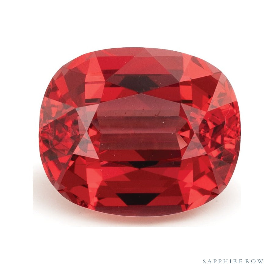 2.19 ct Natural Red Spinel – Antique Cushion Cut — Sapphire Row · cut7