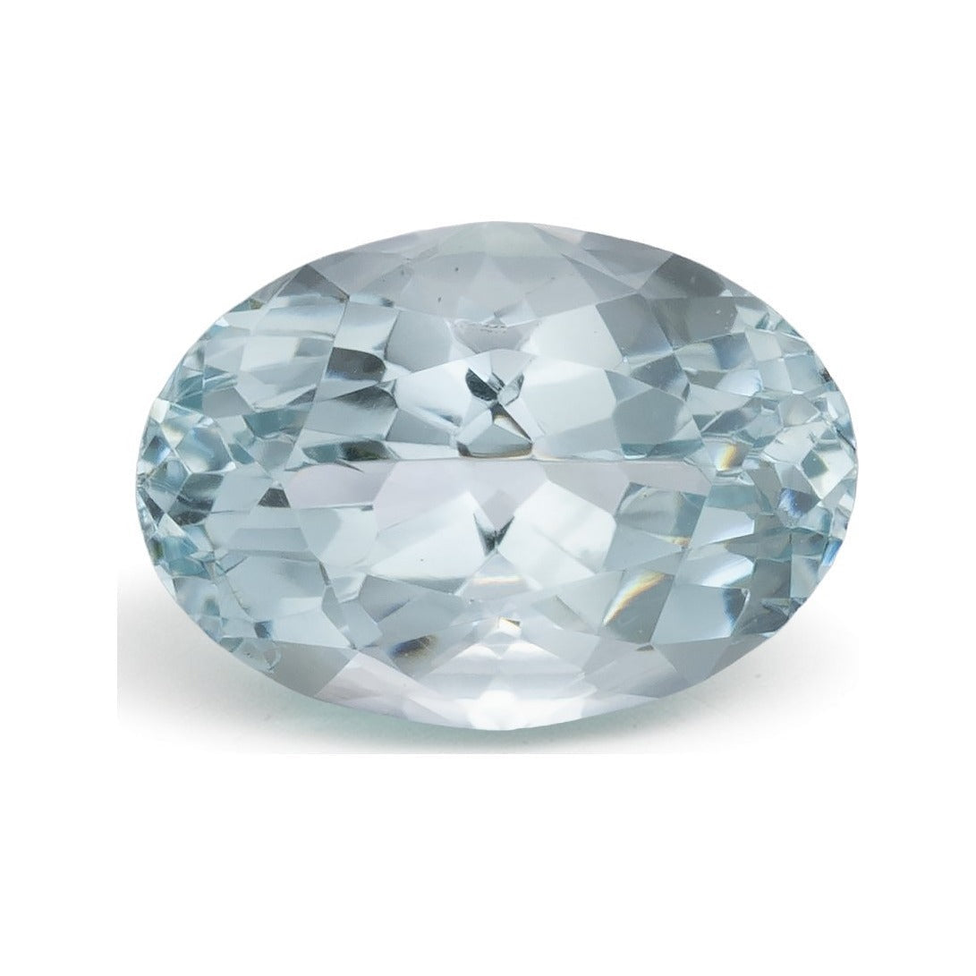 2.03 ct Natural Blue Aquamarine – Oval Cut – Malawi — Sapphire Row · cut7