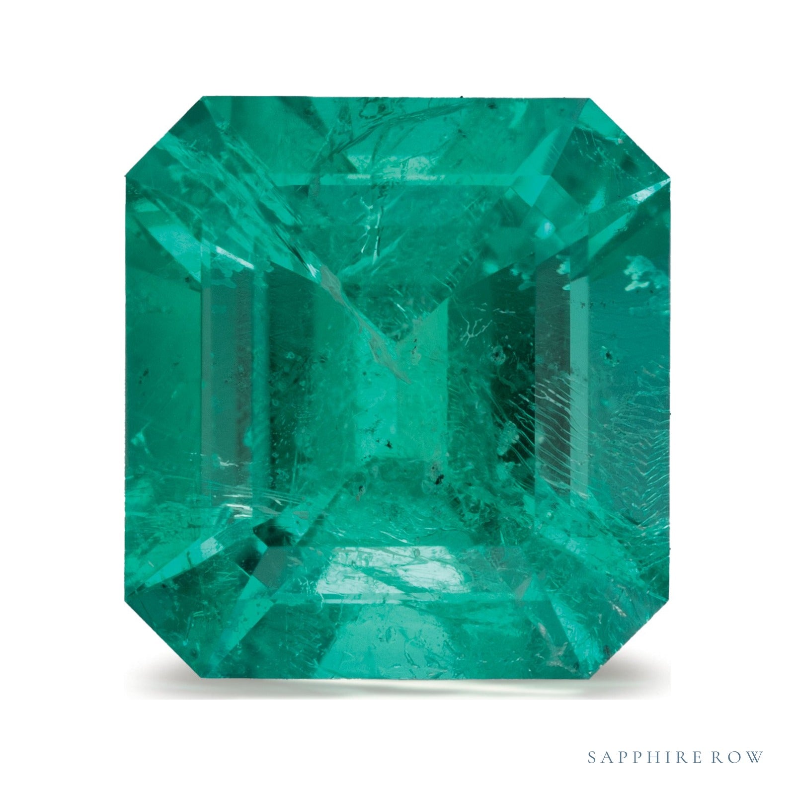 2.00 ct Natural Green Emerald (Oiled) – Emerald Cut – GIA Certified — Sapphire Row · cut7