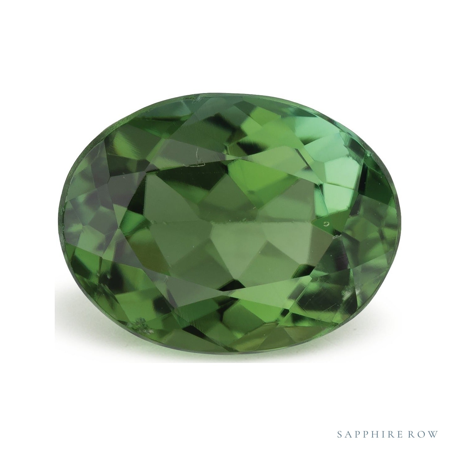 2.00 ct Natural Green Tourmaline – Oval Cut – Brazil — Sapphire Row · cut7