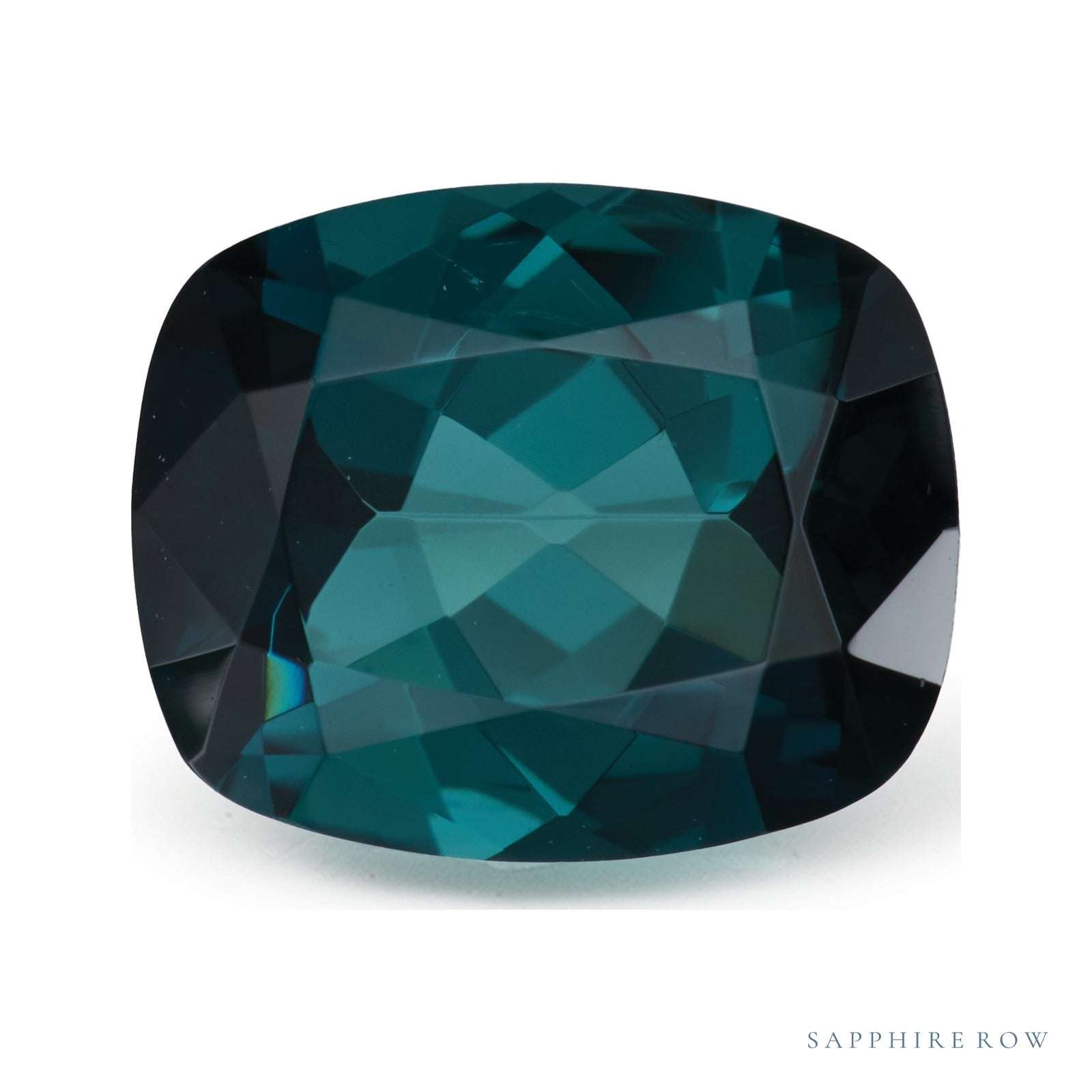 1.91 ct Natural Indicolite Tourmaline – Antique Cushion Cut — Sapphire Row · cut7