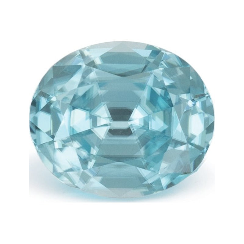 1.62 ct Natural Blue Zircon – Oval Cut – Cambodia — Sapphire Row · cut7
