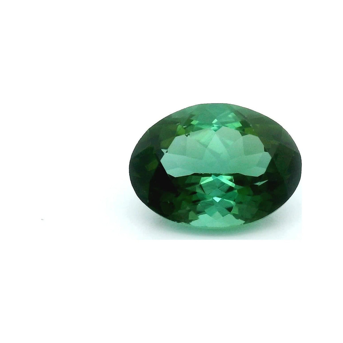 1.36 ct Natural Green Tourmaline – Oval Cut — Sapphire Row · cut7