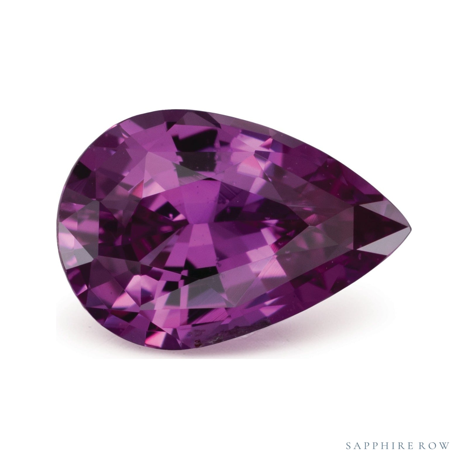 1.24 ct Natural Pink Sapphire (Heated) – Pear Cut — Sapphire Row · cut7