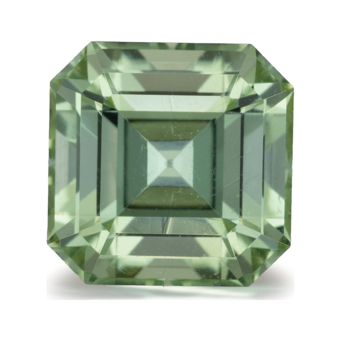 1.04 ct Natural Mint Tourmaline – Asscher Cut — Sapphire Row · cut7