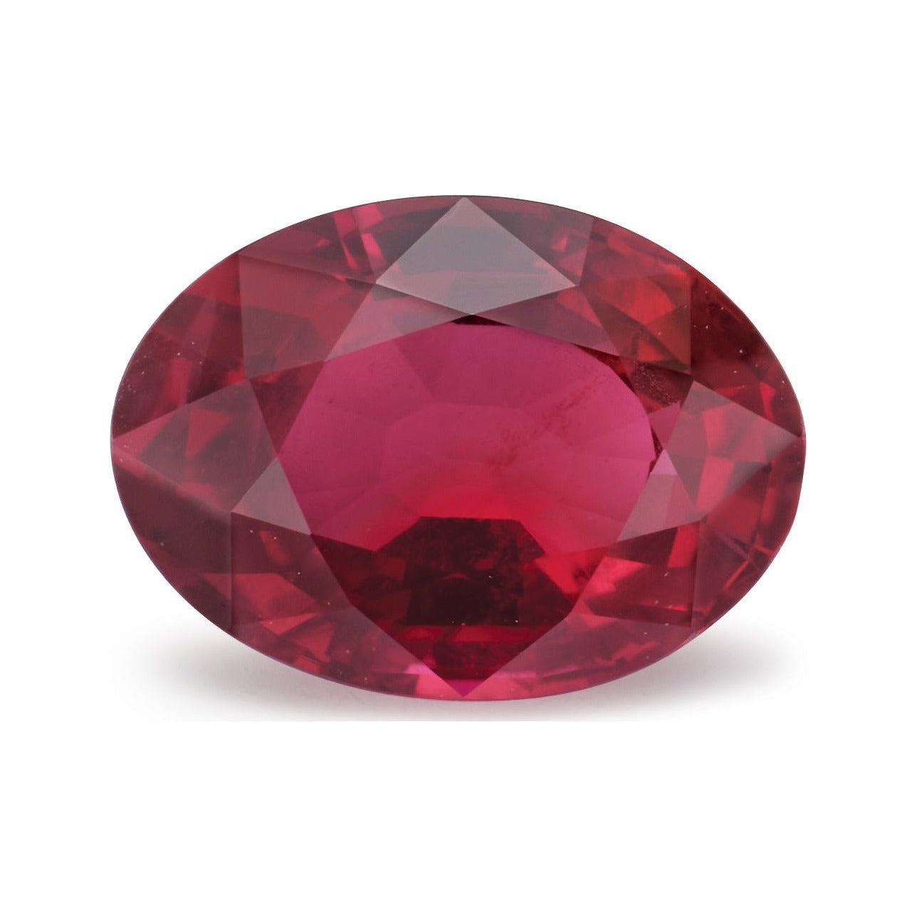 1.02 ct Natural Red Ruby (Heated) – Oval Cut – Mozambique — Sapphire Row · cut7