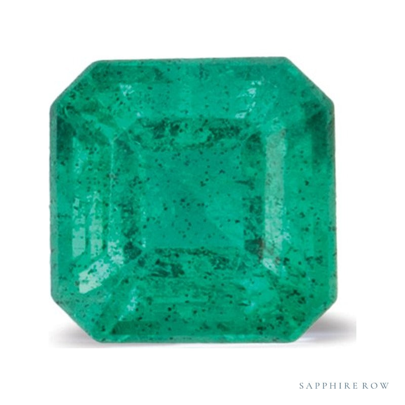 0.57 ct Natural Green Emerald (Oiled) – Emerald Cut — Sapphire Row · cut7
