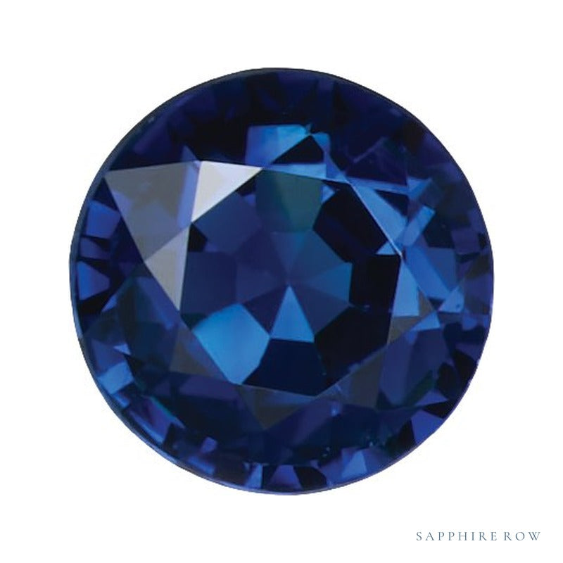 3.75 mm Natural Blue Sapphire – Round Cut – A Quality — Sapphire Row · cut7