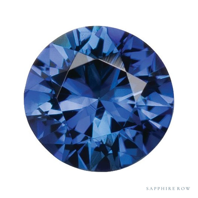 3.75 mm Natural Blue Sapphire – Round Cut – AA Quality — Sapphire Row · cut7