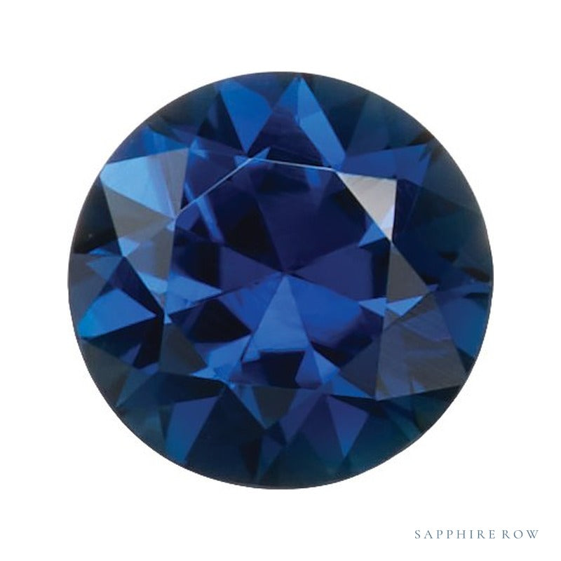 3.75 mm Natural Blue Sapphire – Round Cut – A Quality — Sapphire Row · cut7