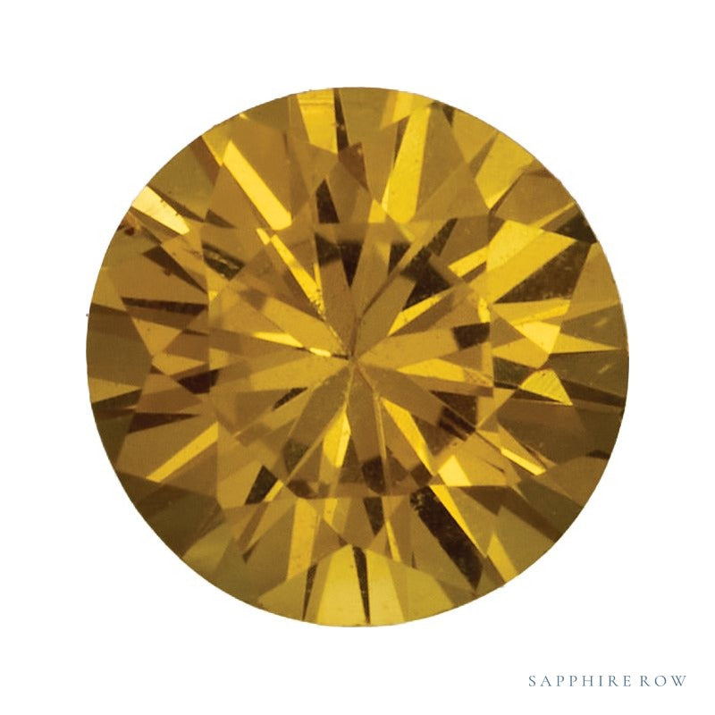 3.5 mm Natural Yellow Sapphire – Round Cut – AAA Quality — Sapphire Row · cut7