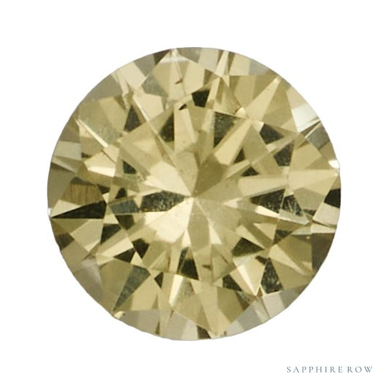 2.25 mm Natural Yellow Sapphire – Round Cut – A Quality — Sapphire Row · cut7