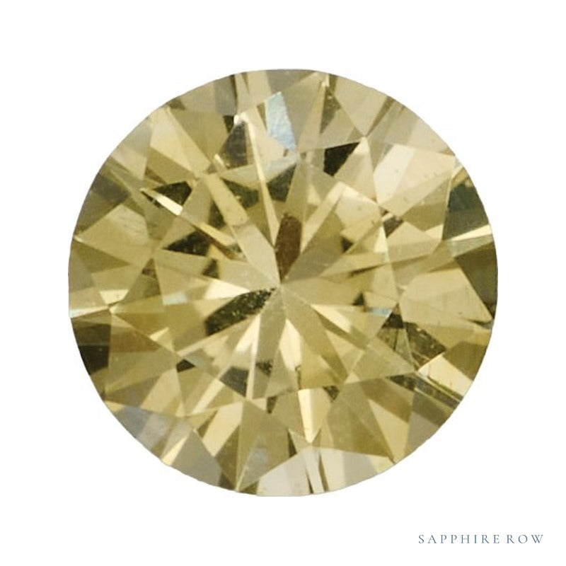 2.5 mm Natural Yellow Sapphire – Round Cut – A Quality — Sapphire Row · cut7