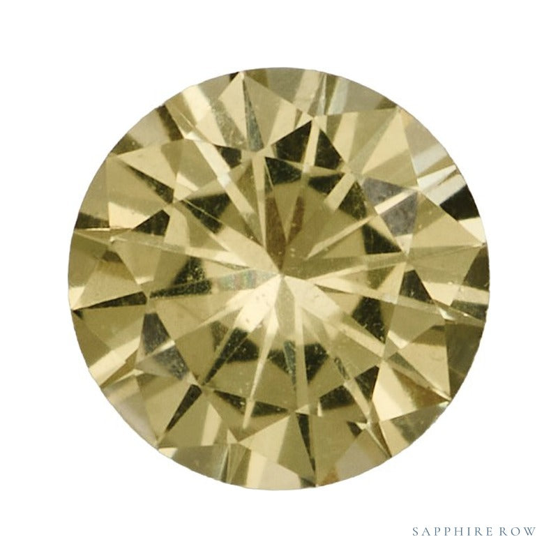 3.25 mm Natural Yellow Sapphire – Round Cut – A Quality — Sapphire Row · cut7