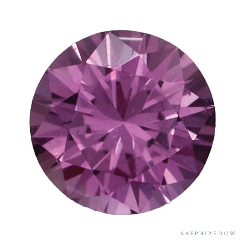 2.25 mm Natural Pink Sapphire – Round Cut – AAA Quality — Sapphire Row · cut7