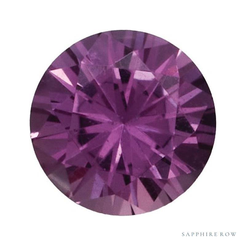 2.5 mm Natural Pink Sapphire – Round Cut – AAA Quality — Sapphire Row · cut7
