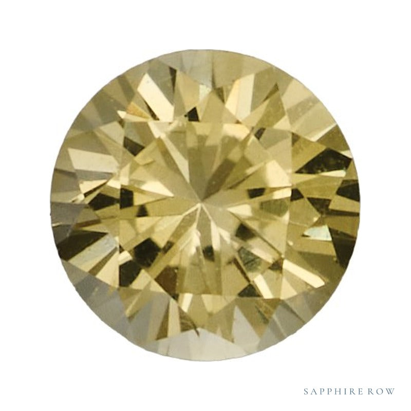 2.25 mm Natural Yellow Sapphire – Round Cut – AA Quality — Sapphire Row · cut7