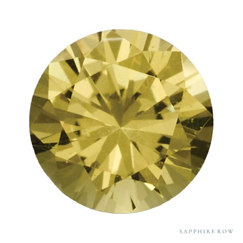 2.5 mm Natural Yellow Sapphire – Round Cut – AA Quality — Sapphire Row · cut7