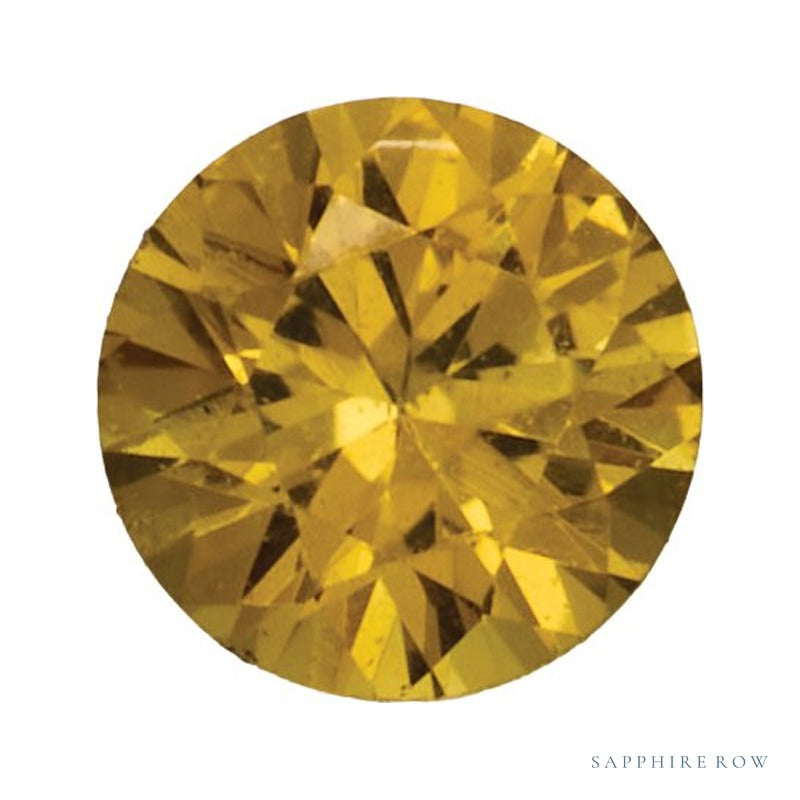 2.25 mm Natural Yellow Sapphire – Round Cut – AAA Quality — Sapphire Row · cut7
