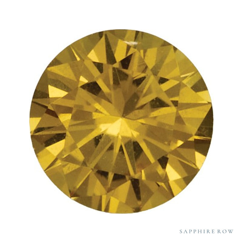 2.5 mm Natural Yellow Sapphire – Round Cut – AAA Quality — Sapphire Row · cut7
