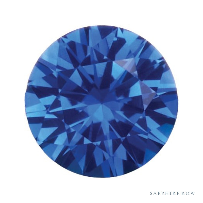 3.75 mm Natural Blue Sapphire – Round Cut – AAA Quality — Sapphire Row · cut7