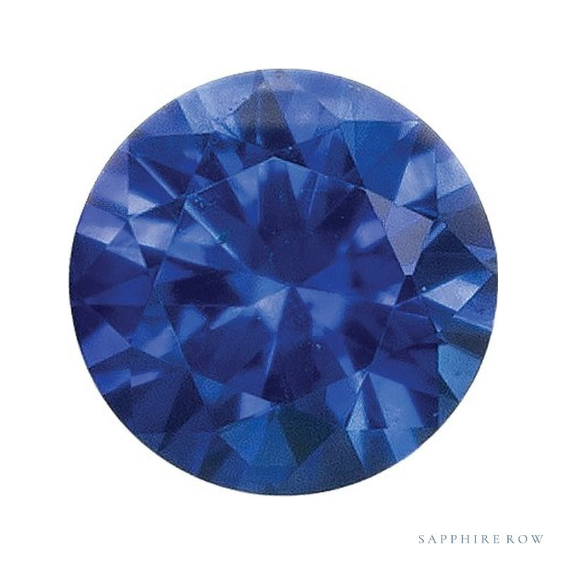 2.25 mm Natural Blue Sapphire – Round Cut – AA Quality — Sapphire Row · cut7