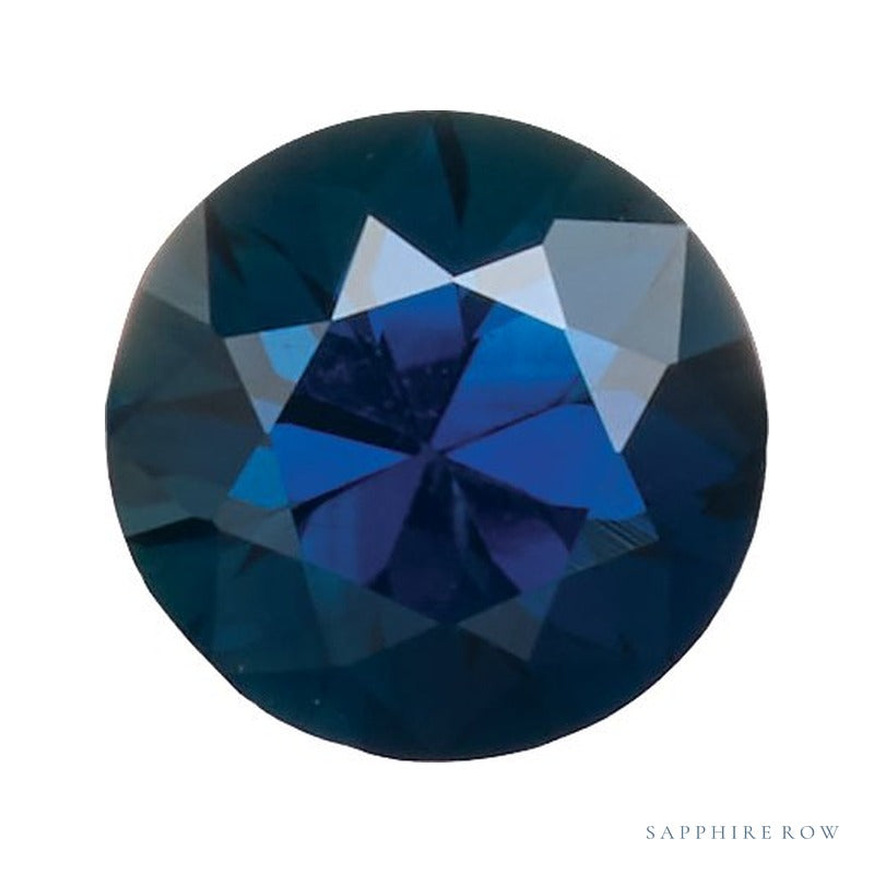 3.75 mm Natural Cobalt Blue Sapphire – Round Cut – AA Quality — Sapphire Row · cut7