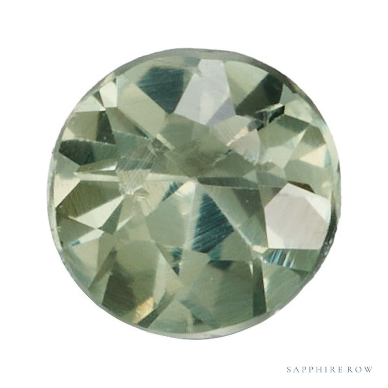 2.5 mm Natural Green Sapphire – Round Cut – AA Quality — Sapphire Row · cut7