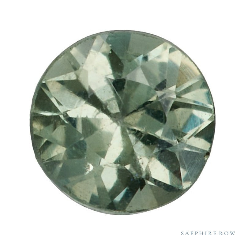 2.75 mm Natural Green Sapphire – Round Cut – AA Quality — Sapphire Row · cut7