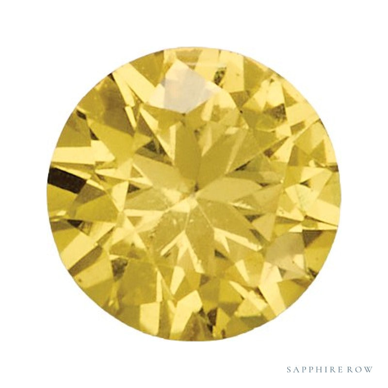 2.75 mm Natural Yellow Sapphire – Round Cut – AA Quality — Sapphire Row · cut7