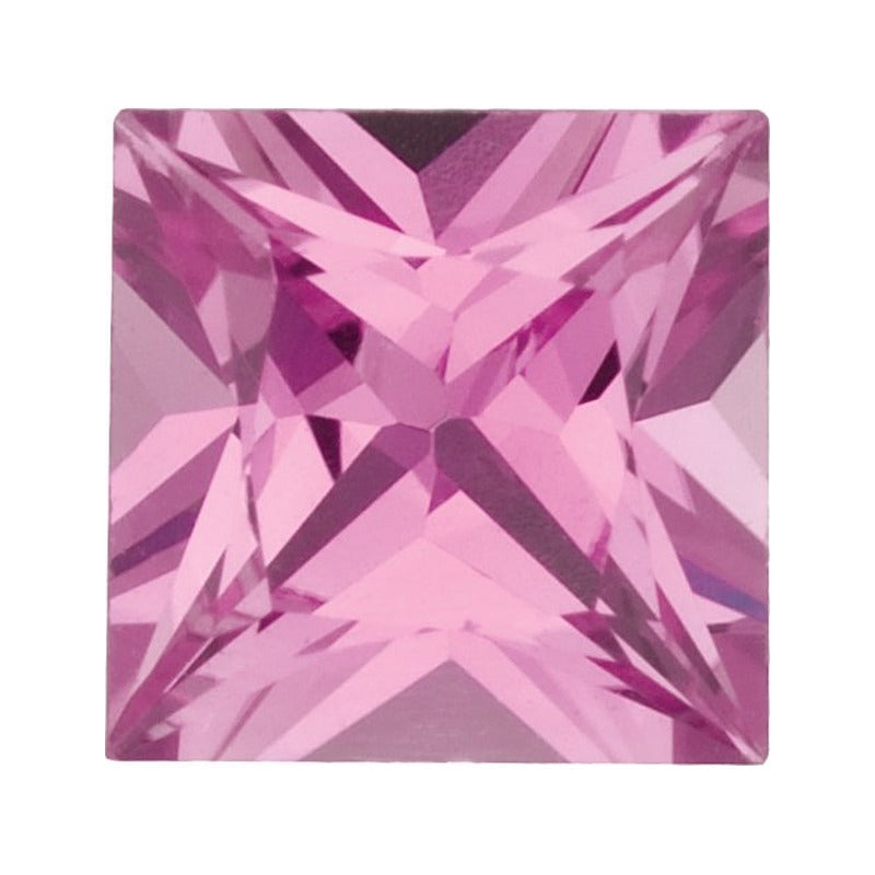 3.25 mm Natural Pink Sapphire – Square Cut – AA Quality — Sapphire Row · cut7