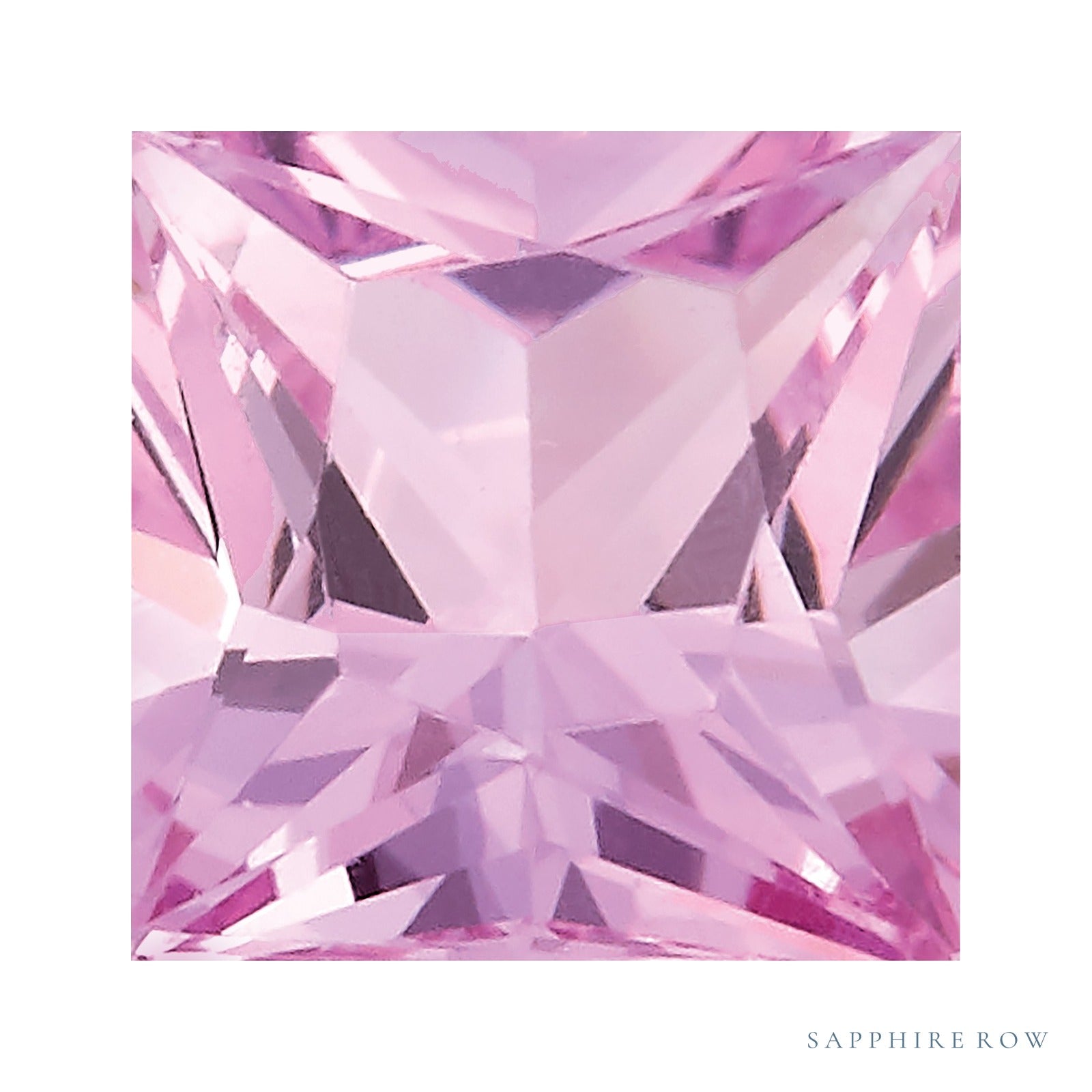 3.5 mm Natural Pink Sapphire – Square Cut – A Quality — Sapphire Row · cut7