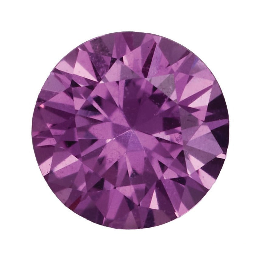 3.75 mm Natural Pink Sapphire – Round Cut – AAA Quality — Sapphire Row · cut7