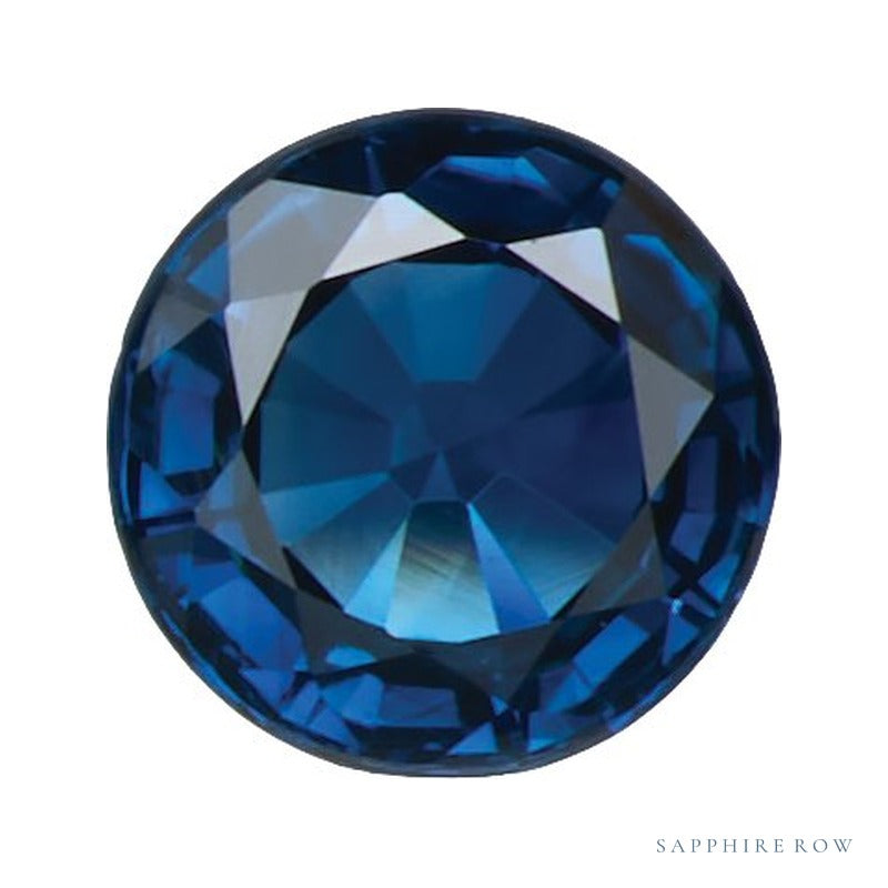 3.5 mm Natural Blue Sapphire – Round Cut – B Quality — Sapphire Row · cut7