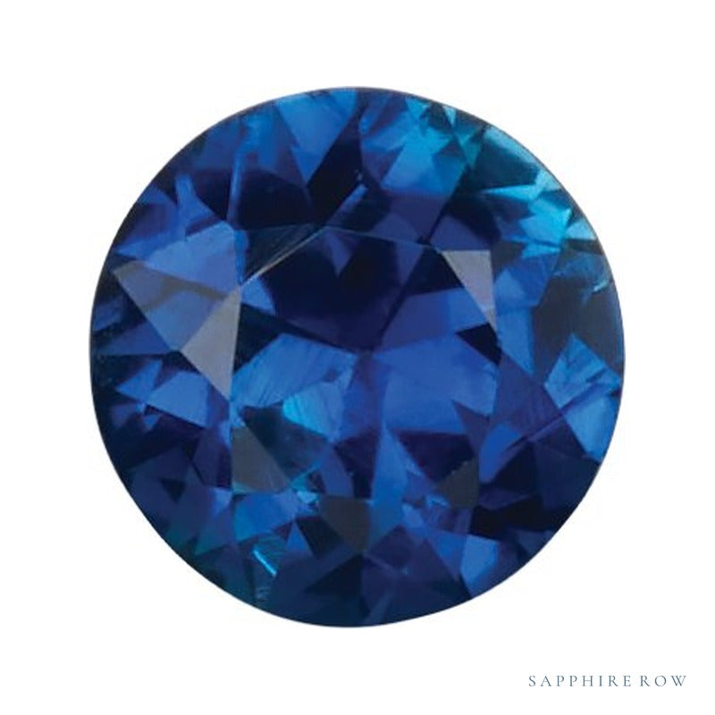 3.5 mm Natural Blue Sapphire – Round Cut – AA Quality — Sapphire Row · cut7