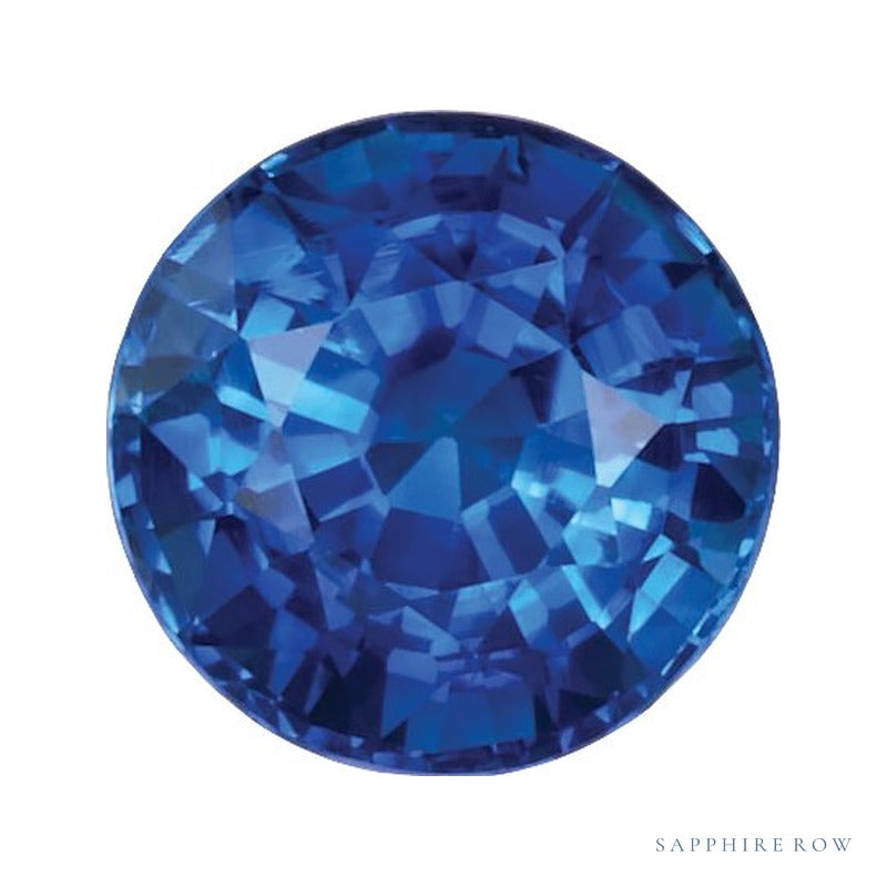 3.75 mm Natural Blue Sapphire – Round Cut – AA Quality — Sapphire Row · cut7