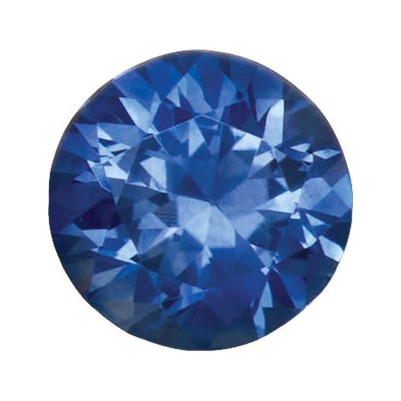 3.5 mm Natural Ceylon Blue Sapphire – Round Cut – A Quality — Sapphire Row · cut7