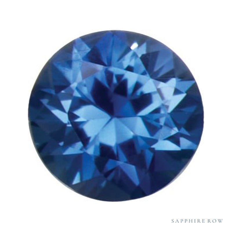 3 mm Natural Ceylon Blue Sapphire – Round Cut – AA Quality — Sapphire Row · cut7