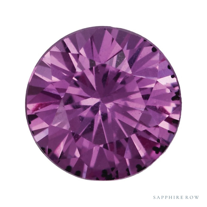 3.5 mm Natural Pink Sapphire – Round Cut – AAA Quality — Sapphire Row · cut7