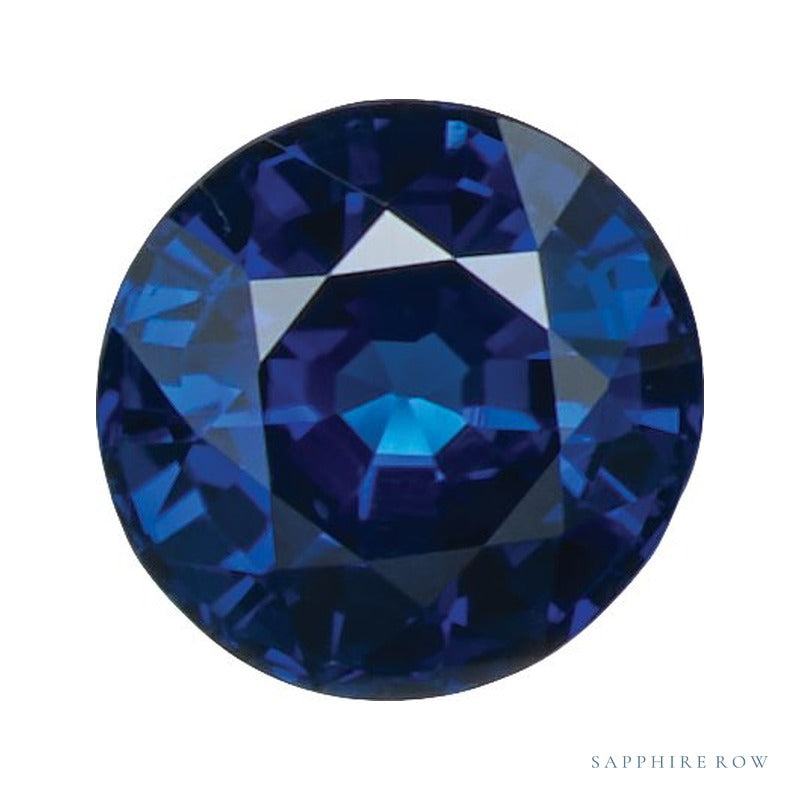 3.75 mm Natural Blue Sapphire – Round Cut – B Quality — Sapphire Row · cut7