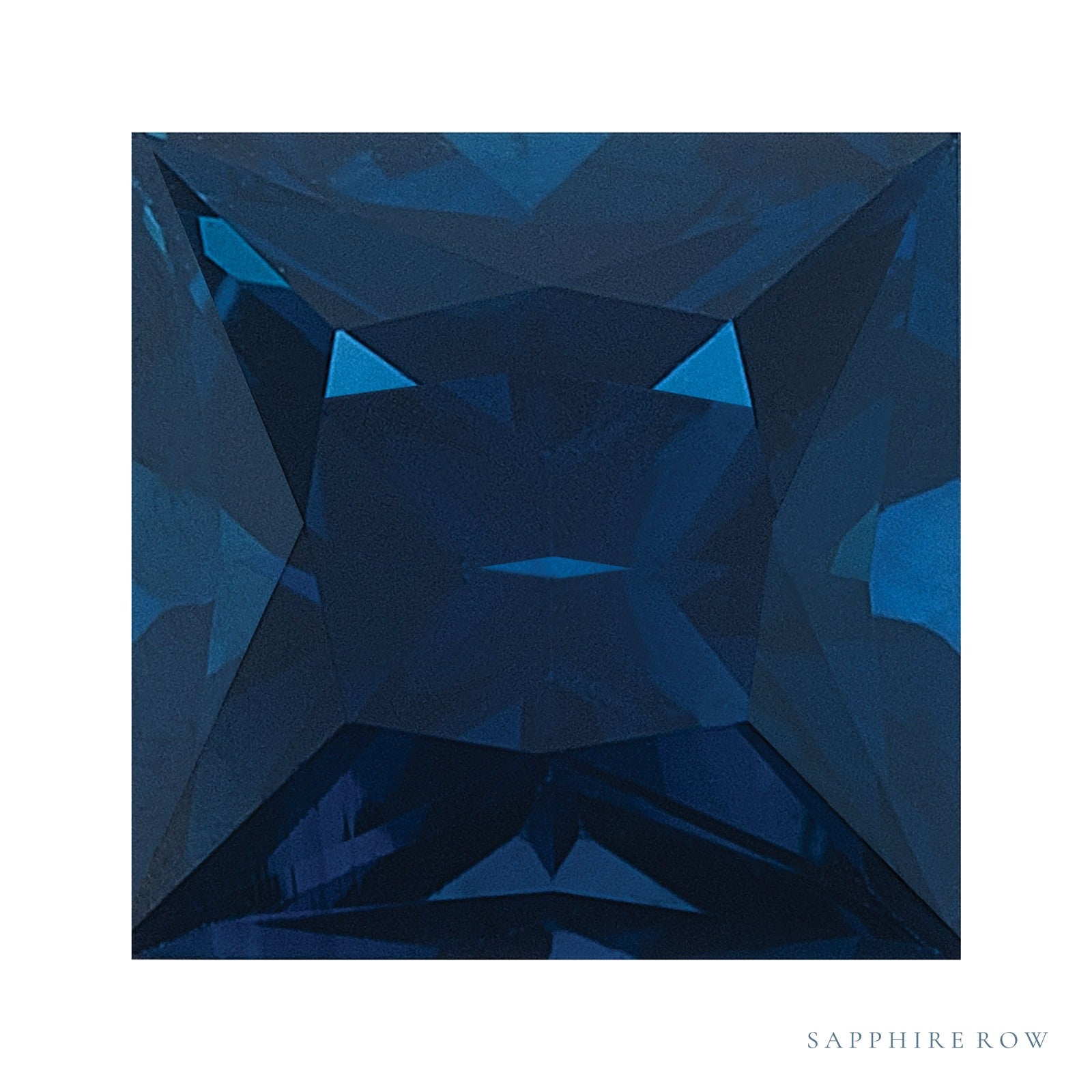 3 mm Natural Blue Sapphire – Square Cut – B Quality — Sapphire Row · cut7